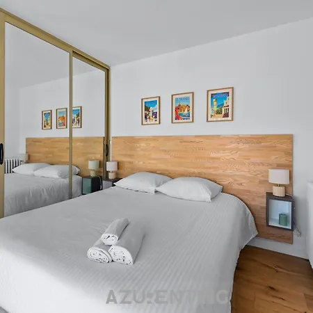 Azurenting - T3 Carnot 109 - Clim - Terrasse Apartamento