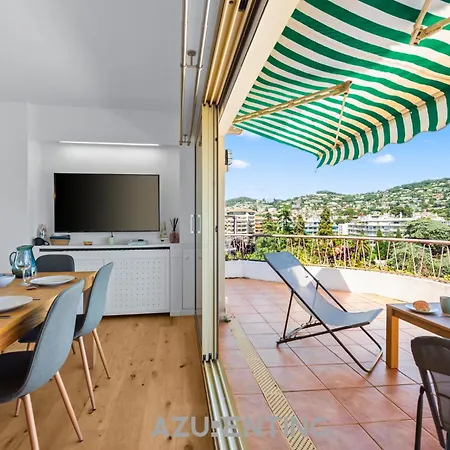 Azurenting - T3 Carnot 109 - Clim - Terrasse Apartamento *